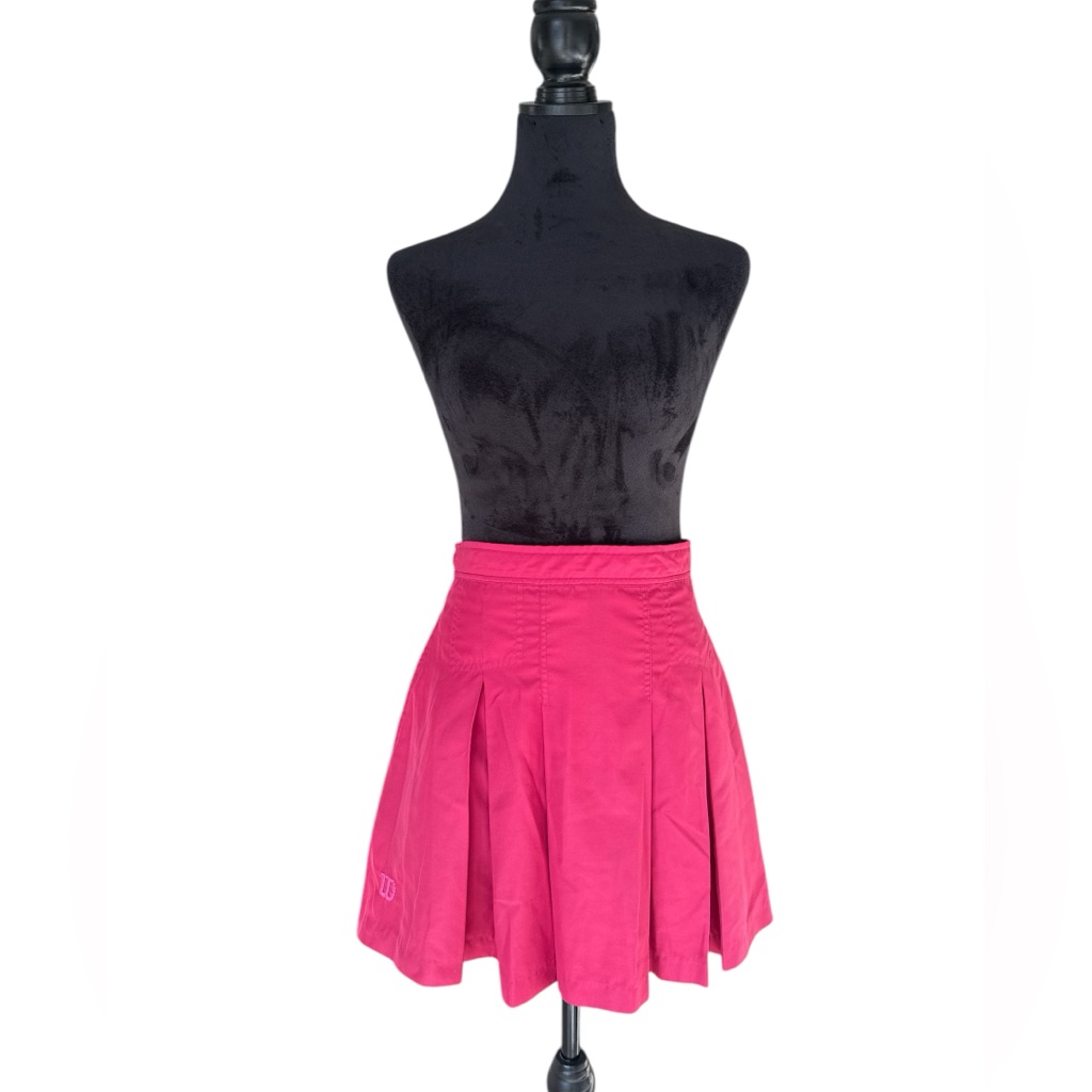 Wilson Women’s Pink Pleated Tennis Skirt - Size 8, Lightweight & Stylish